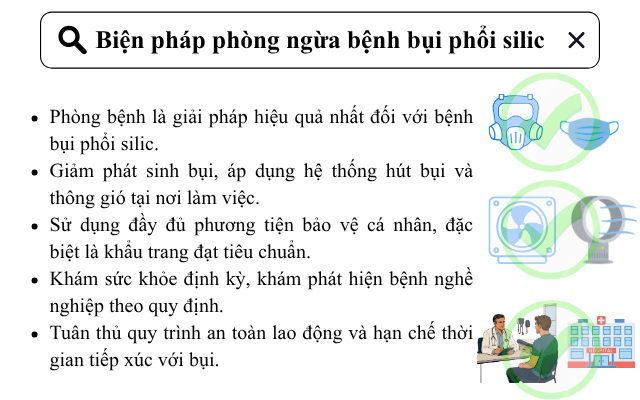 Cảnh Giác Với Bệnh Bụi Phổi Silic: Bộ Lọc Sức Khỏe Cho Người Lao Động
