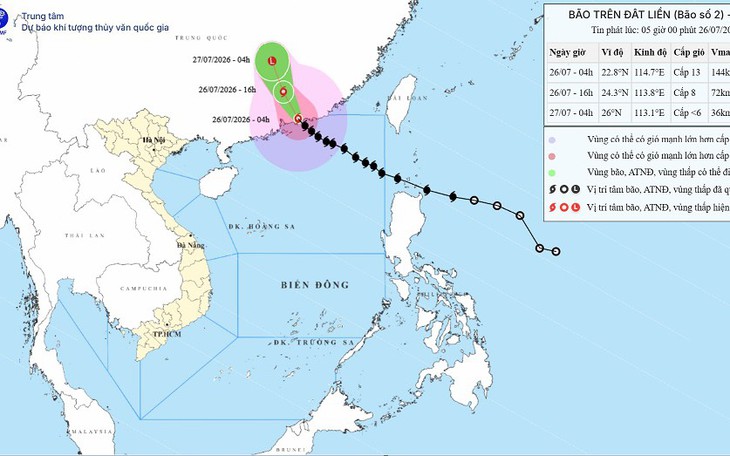 Nhìn lại những điểm dị thường của cơn bão số 2- Ảnh 2.