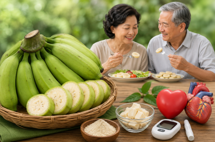 Tại Sao Người Trên 50 Nên Kết Hợp Chuối Xanh Trong Chế Độ Ăn?