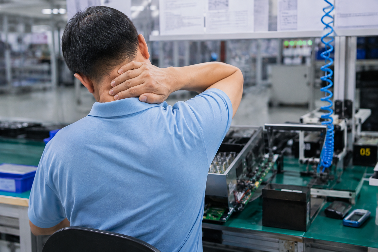 1-17860268074811472773186 Phòng ngừa đau cổ vai gáy cho công nhân