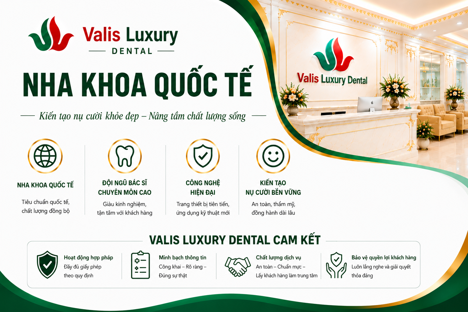 Valis Luxury - Hệ thống nha khoa quốc tế tại Việt Nam.