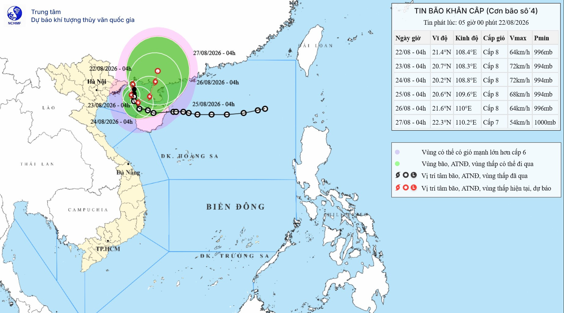 Bão số 4 cách Bạch Long Vĩ 140km, Hải Phòng ban hành lệnh cấm biển- Ảnh 1.