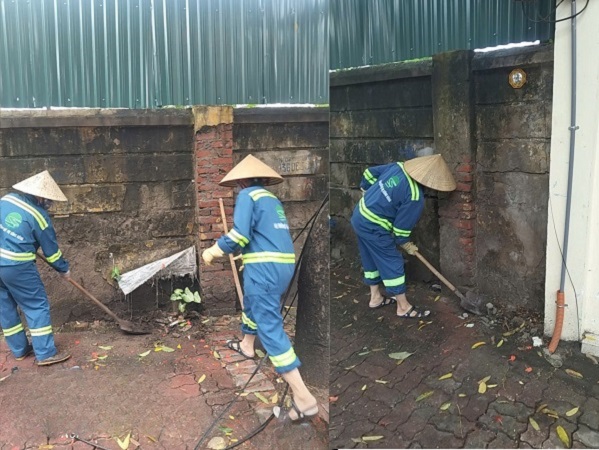 Ảnh minh họa về tình trạng rác thải trên phố