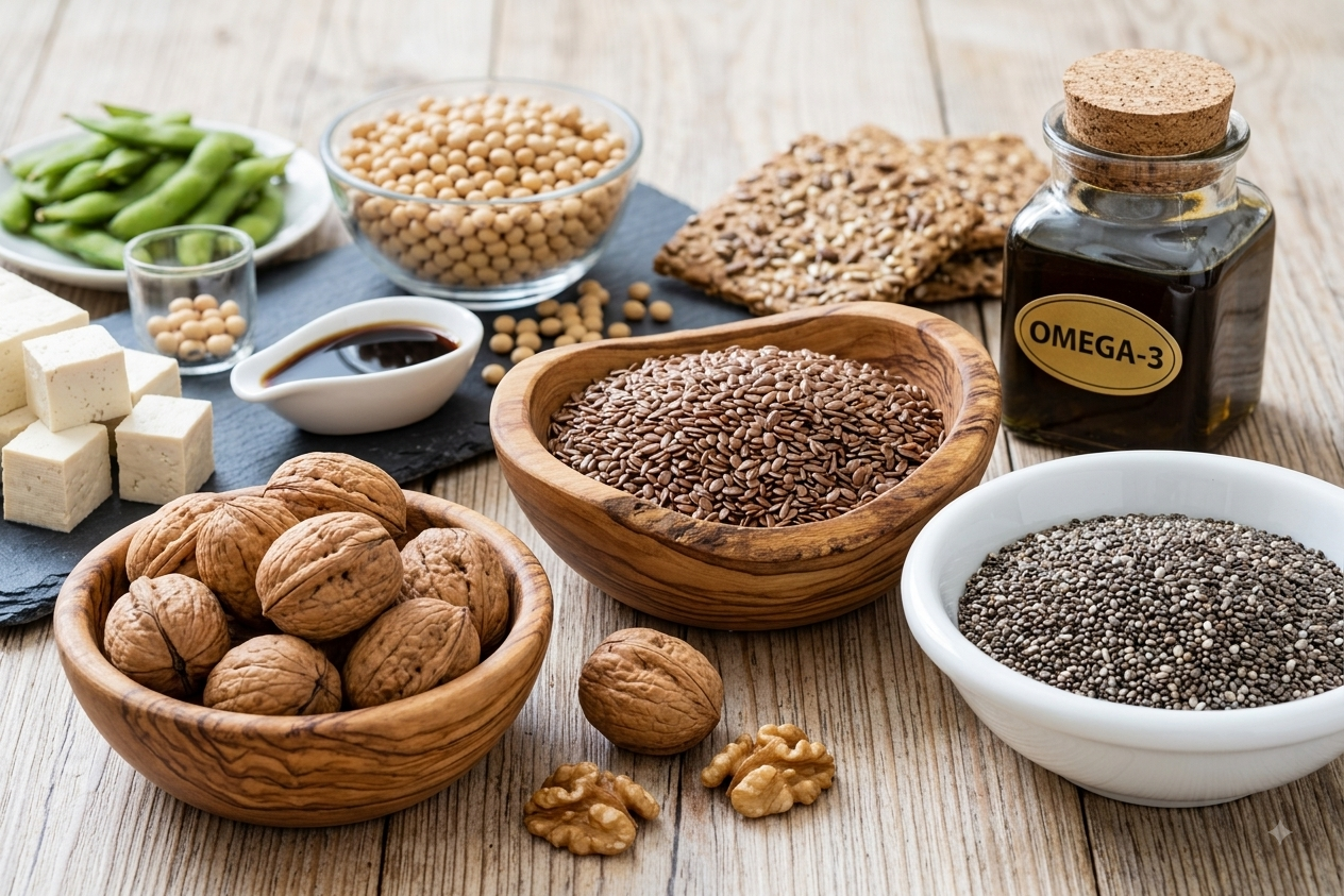 Thực phẩm từ thực vật giàu omega-3