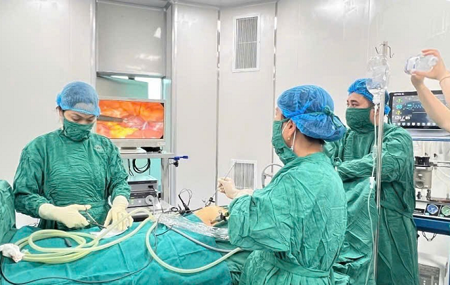 Vỡ nang buồng trứng khiến ổ bụng đầy máu, người phụ nữ 29 tuổi được cứu trong gang tấc- Ảnh 1.