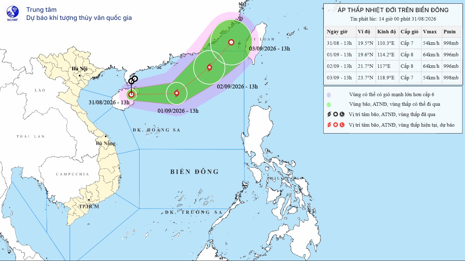 atndtren-bien-dong-17881622562101710331969 21 tỉnh thành ứng phó với áp thấp nhiệt đới sắp mạnh lên thành bão- Ảnh 1.