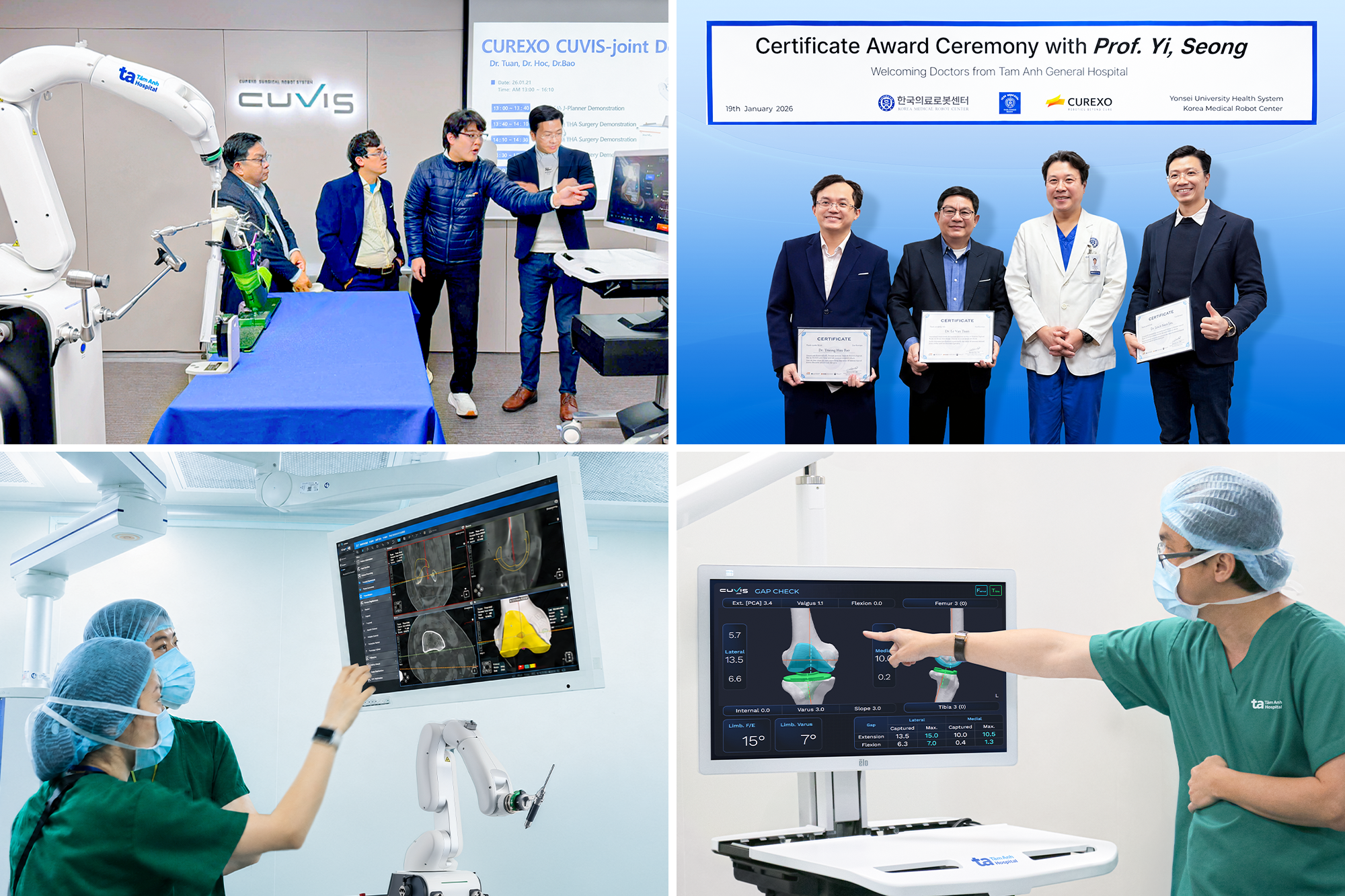 Bệnh viện Tâm Anh Đạt Mốc Quan Trọng Trong Phẫu Thuật Thay Khớp Nhờ Công Nghệ Robot
