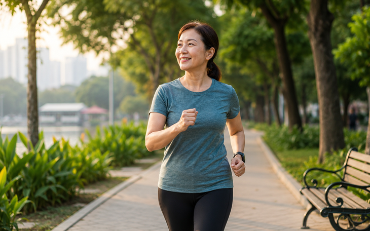 4 bài tập tại nhà tốt cho tim mà không cần chạy bộ cho người trên 50 tuổi - Ảnh 1.