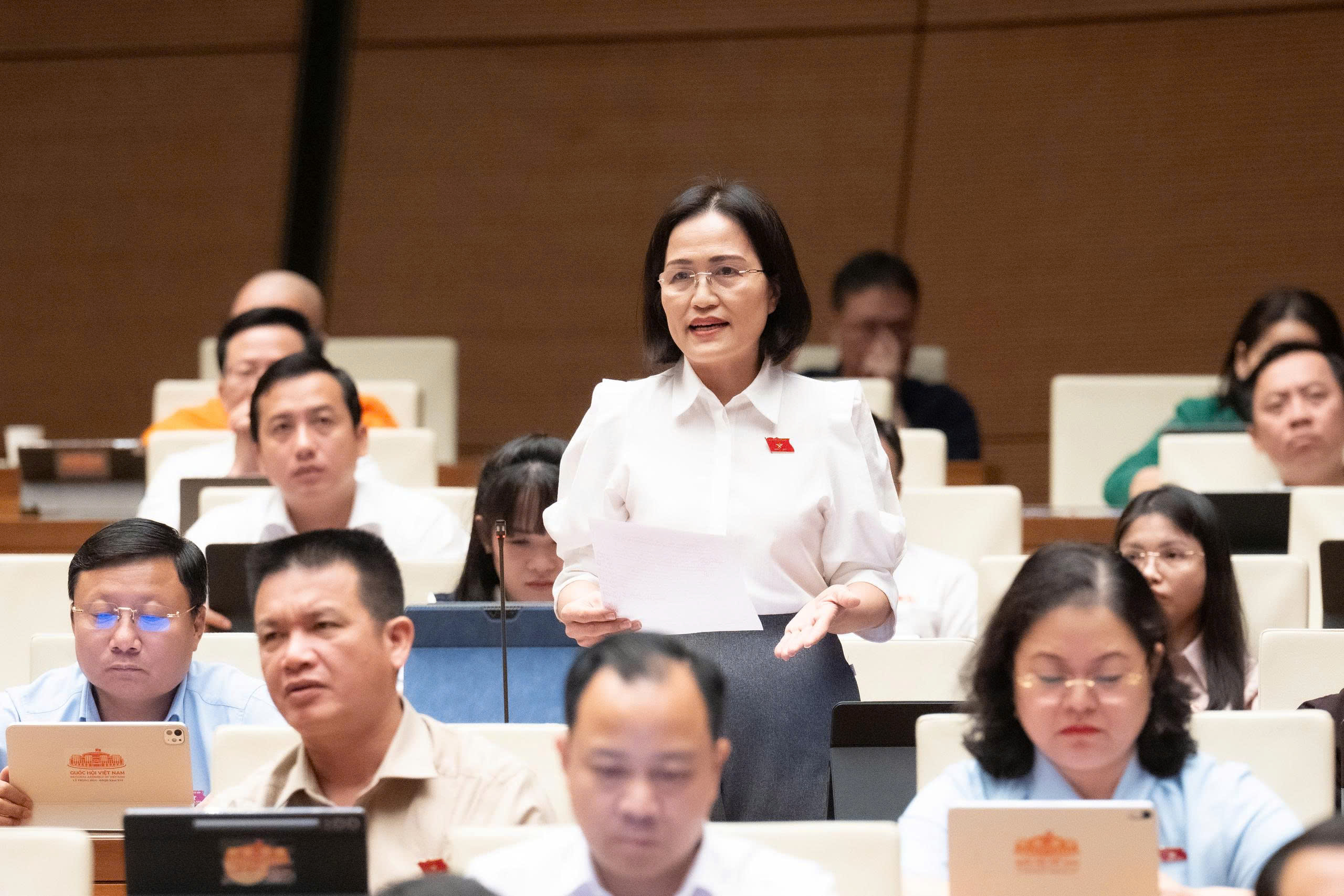 Đại biểu Trần Thị Kim Nhung - Đoàn ĐBQH tỉnh Quảng Ninh