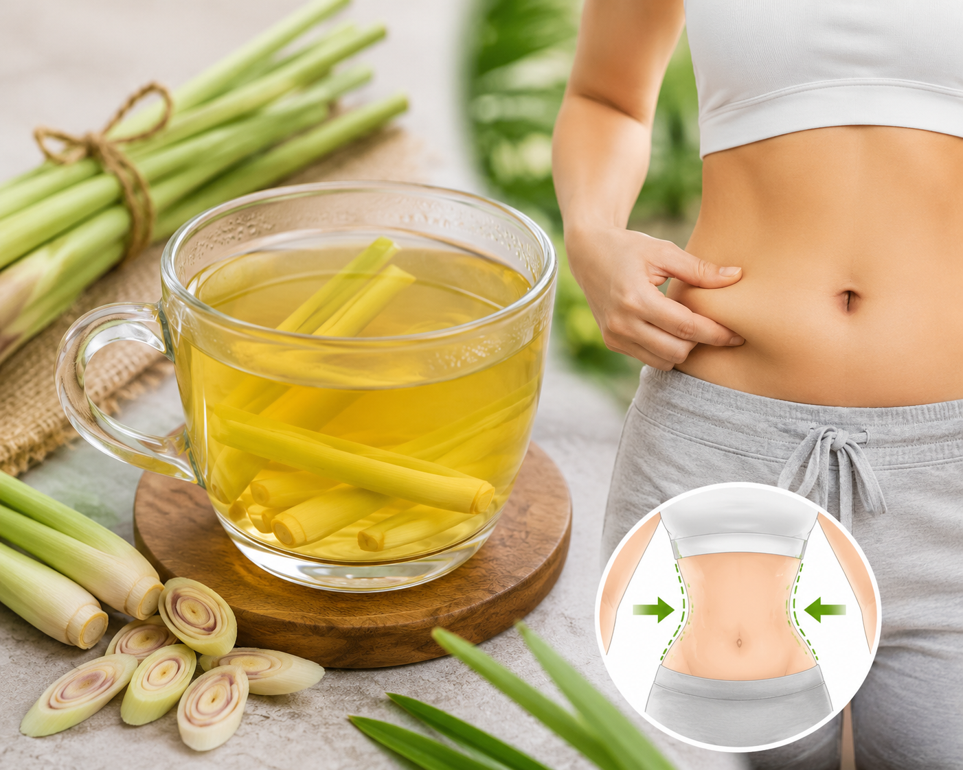 Trà sả có giảm mỡ bụng không? - Ảnh 1.