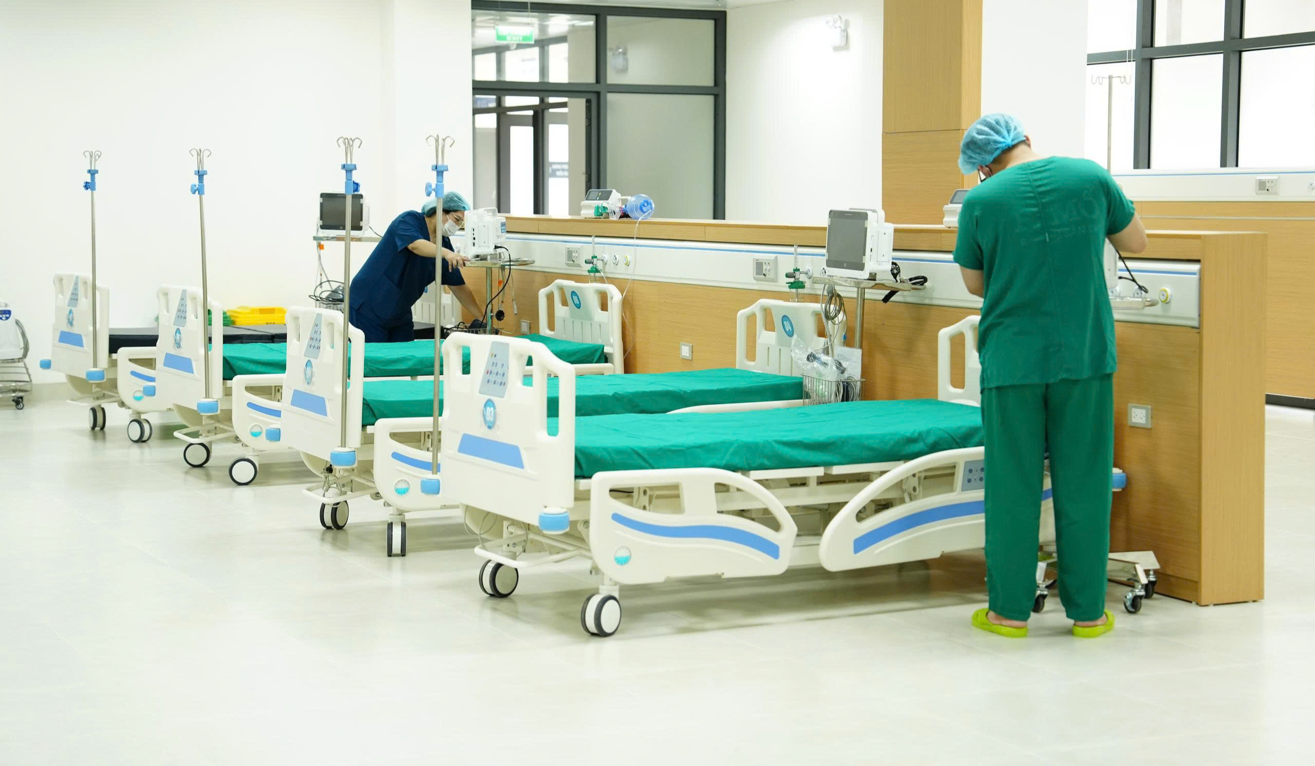 Cơ sở 2 Bệnh viện Phụ sản TW đã hoàn tất mọi công việc chuẩn bị. Cơ sở 2 Bệnh viện Phụ sản TW đã hoàn tất mọi công việc chuẩn bị. Ảnh: BVCC