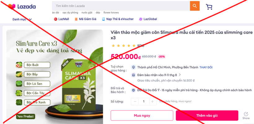 Bộ Y tế yêu cầu điều tra sản phẩm Slimaura Care x3 - Ảnh 1.