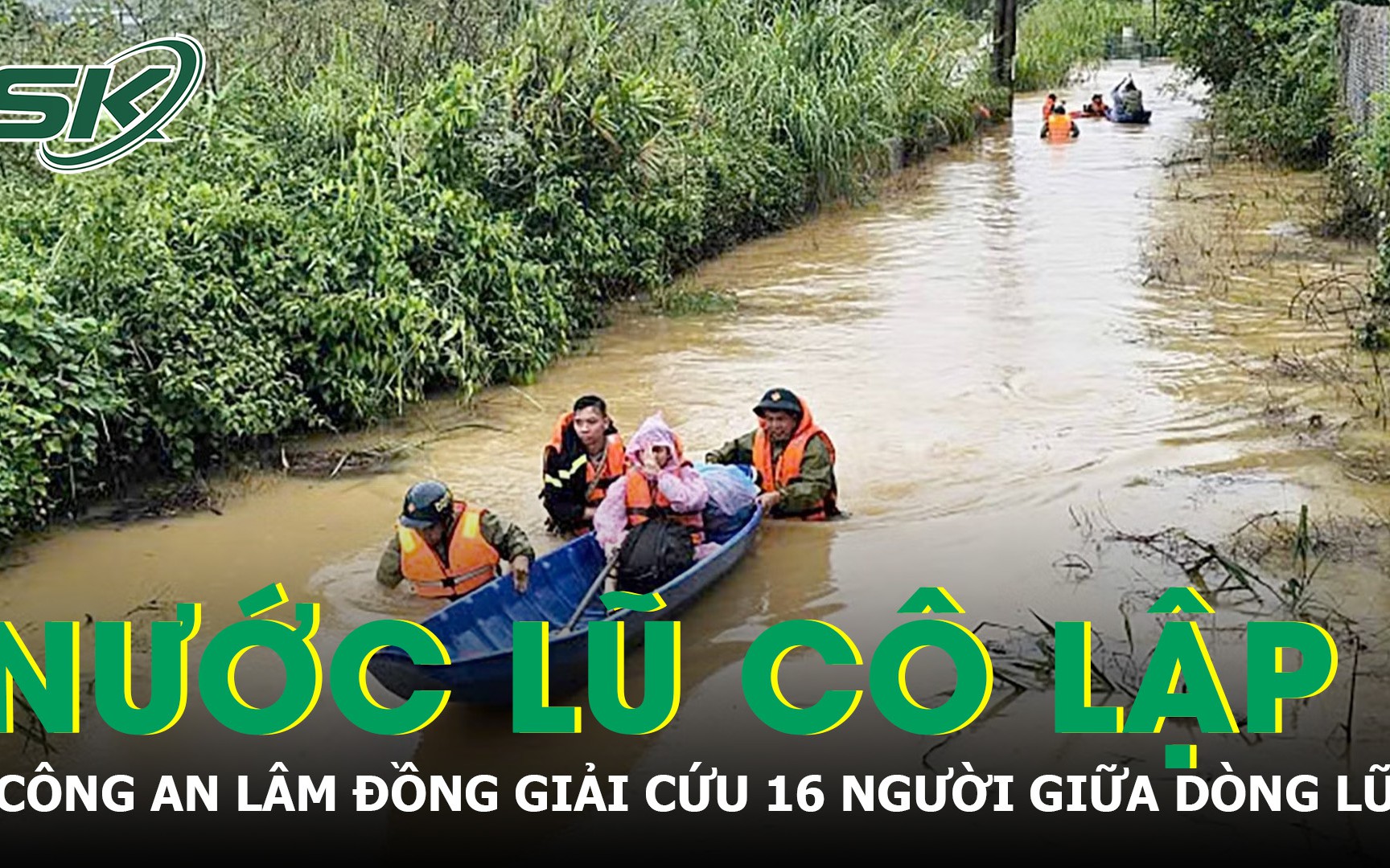 Giải Cứu Kịp Thời Hai Em Nhỏ Giữa Dòng Suối Mùa Mưa Bão