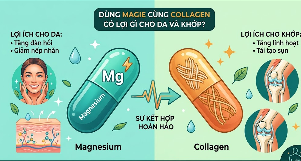 magie-1787046587086471076237 Dùng magie cùng collagen có lợi gì cho da và khớp? - Ảnh 1.