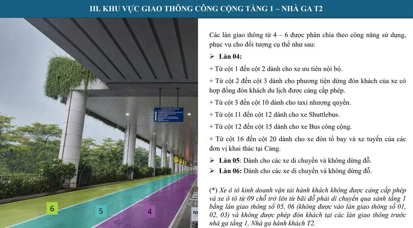 Thay Đổi Quan Trọng Trong Phân Luồng Giao Thông Tại Sân Bay Nội Bài Từ Ngày 3/8