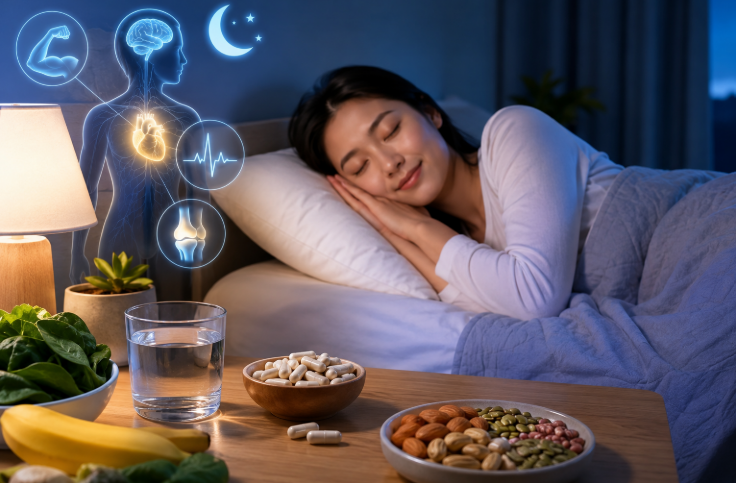 Khám Phá 6 Lý Do Nên Bổ Sung Magie Trước Khi Ngủ