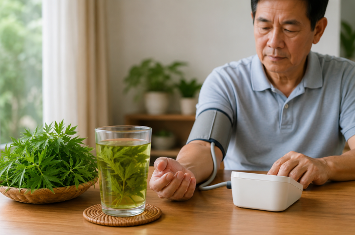 Công Dụng Của Nước Lá Đinh Lăng Đối Với Người Bị Tăng Huyết Áp