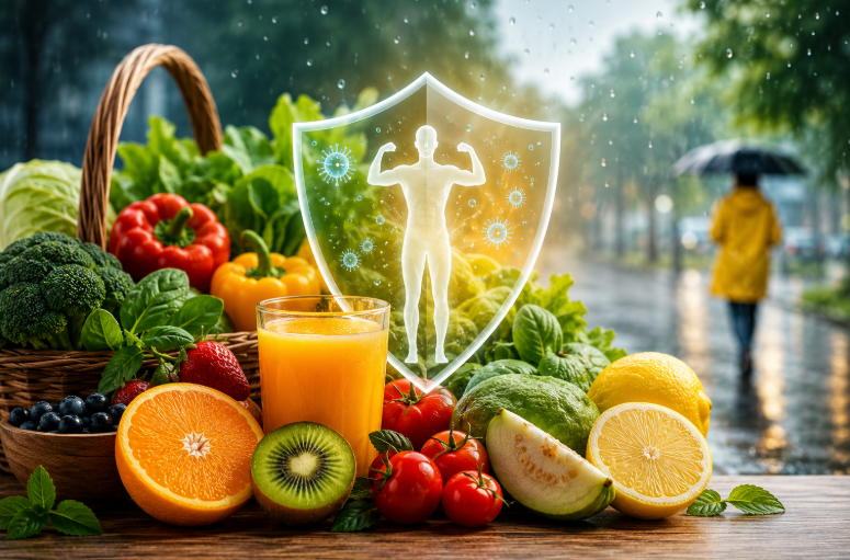 Tại Sao Vitamin C Đặc Biệt Quan Trọng Trong Mùa Mưa?