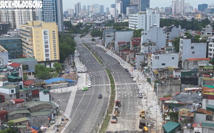Vành đai 1 tháo dỡ rào chắn trước ngày thông xe kỹ thuật 2/9- Ảnh 1.