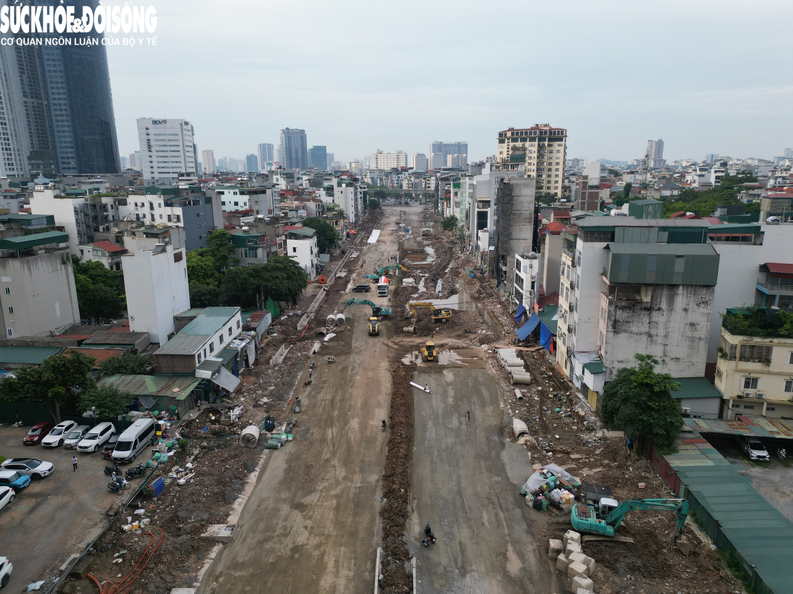 Hiện trạng Vành đai 2,5 đoạn qua Cầu Giấy dự kiến thông xe vào tháng 10- Ảnh 7.