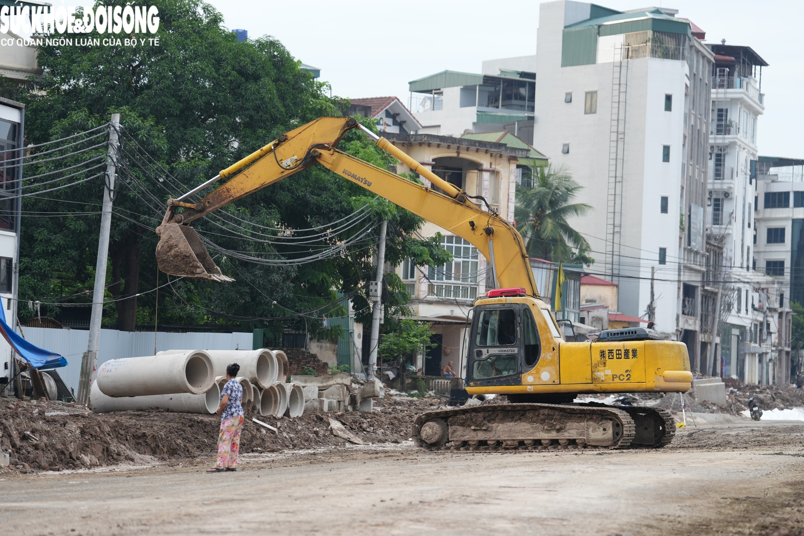 Hiện trạng Vành đai 2,5 đoạn qua Cầu Giấy dự kiến thông xe vào tháng 10- Ảnh 8.