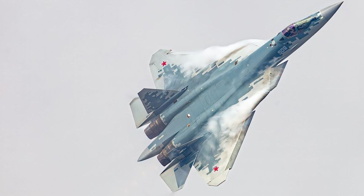 Máy bay chiến đấu Su-57 của Nga. (Ảnh: MW)